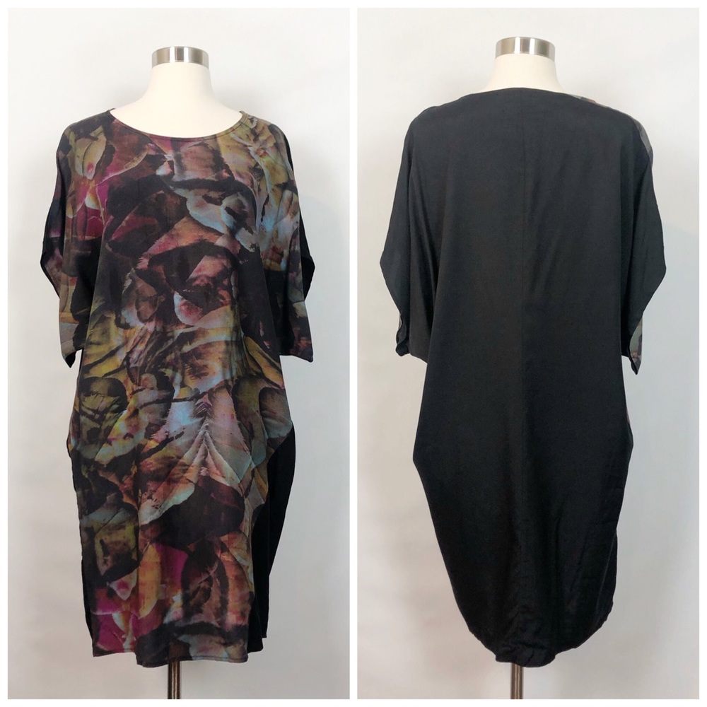 ELK Cirkel Dress Abstract Watercolor Small